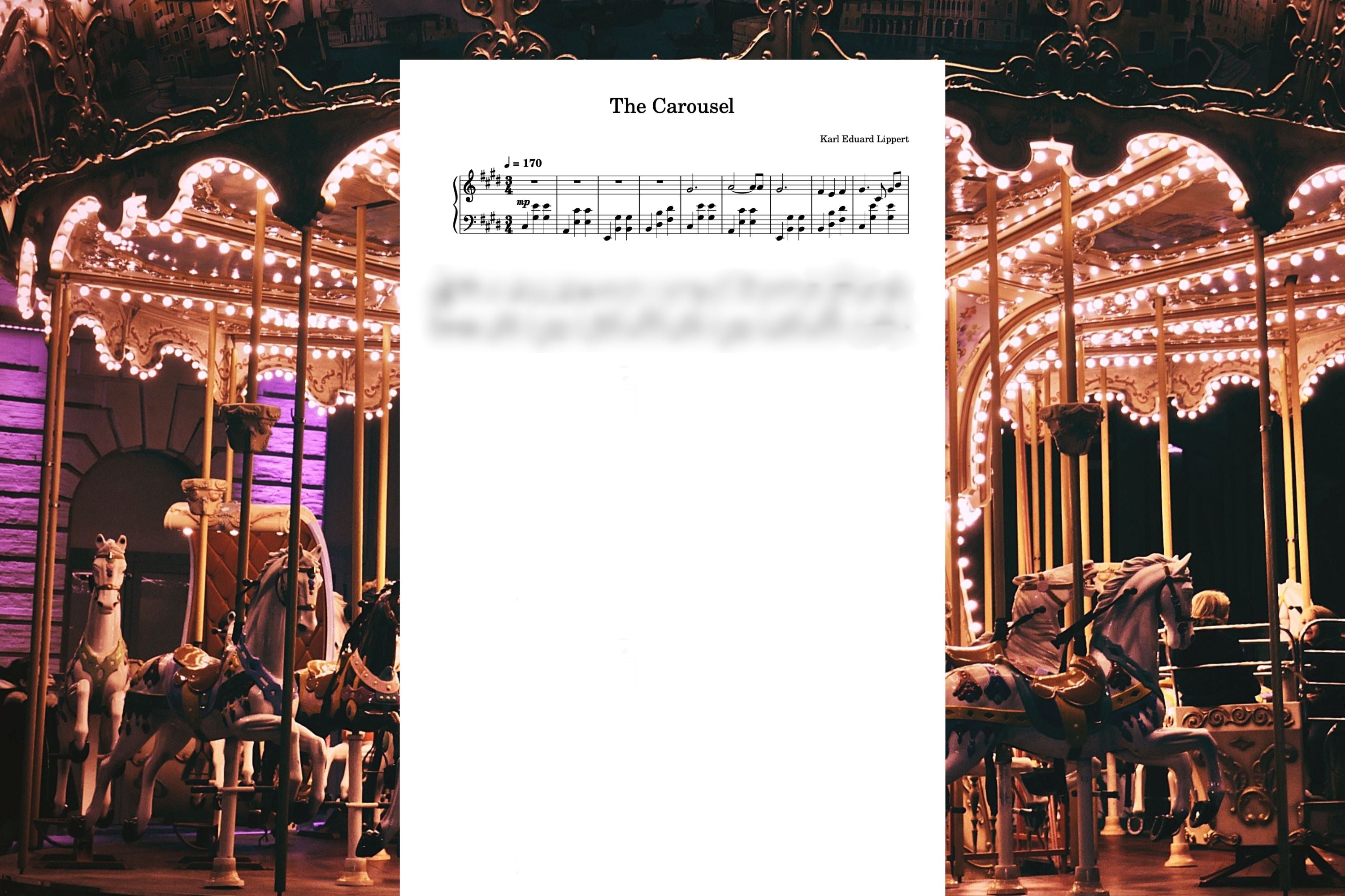 The Carousel - Sheet Music (Digital)